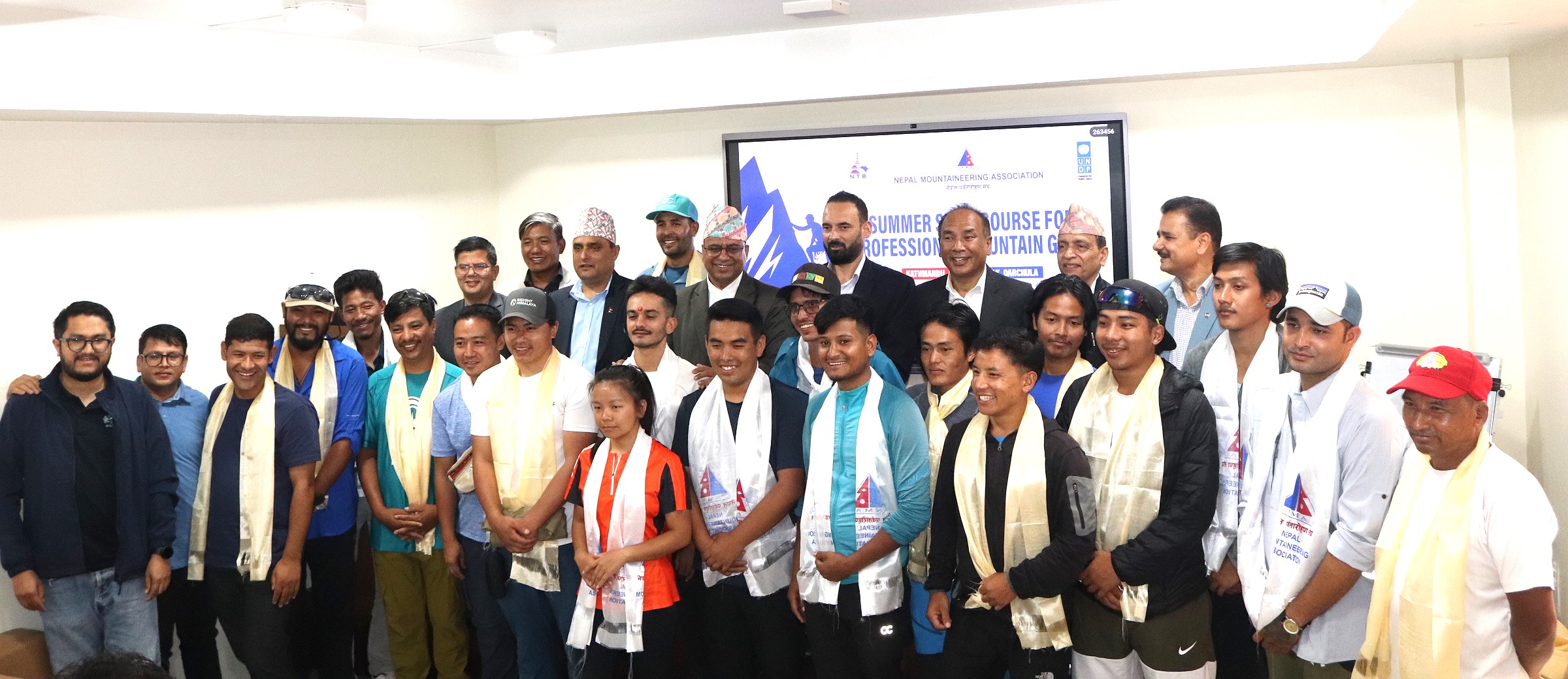 NMA training teams flagged off for Lhayul and Api Expedition in Far-Western Nepal